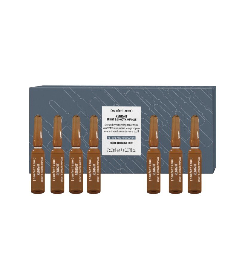 Ампули «Сяяння та Гладкість» COMFORT ZONE Renight Bright & Smooth Ampoule